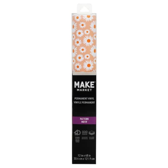 Daisy Pattern Permanent Vinyl by Make Market®